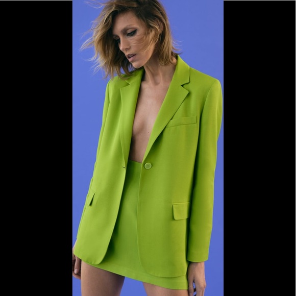 Zara Jackets & Coats Zara Straight Cut Blazer Limited Edition